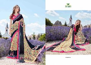 Sidhi Bamberg Georgette Embroidery Saree