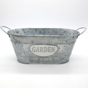 Zinc Iron Sheet Material Metal Flower Pot