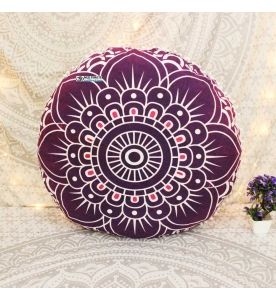 Pink and Purple Mandala Large Floor Pillows