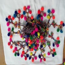 Handmade decorative indian pom pom tassel
