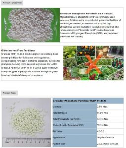 MAP - Mono Ammonium Phosphate - Crystal & Granular