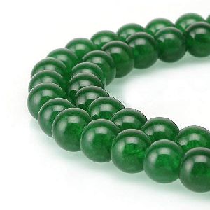 Shining faceted round beads