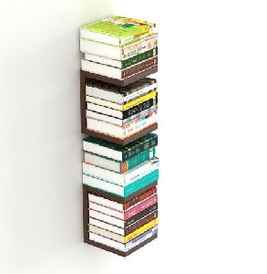 Alvin Wall Mount Book Shelf Rack/Display Case
