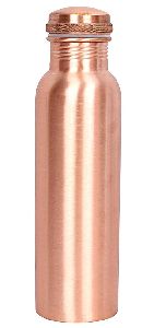 copper water bottle matt finish