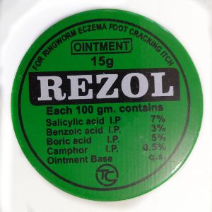Rezol Ointment (Cream For Eczema,Itching And Topical Skin Infection)