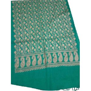 Golden Embroidery Woolen Shawls