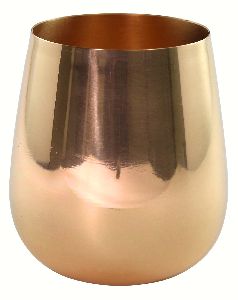 Copper Simple Drinkware Glass