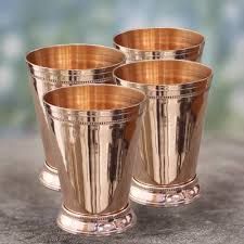 Fancy Copper Four Glass Set
