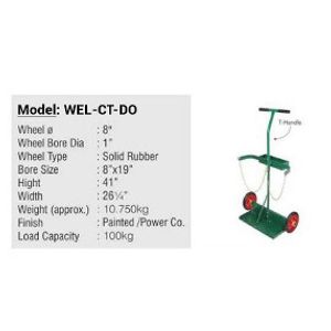 Cylinder Trolley - Single Double Gas Cylinder Trolley Cart T Handle