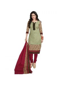 Plain Solid Color Pure Cotton Churidar Pants With Dupatta Set at Best Price  in Surat