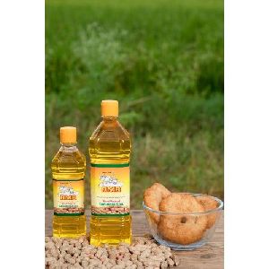 Organic Wood Pressed Groundnut Oil