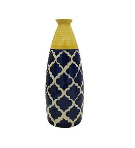 Decokrafts The Big Neck Handpainted Ceramic Vase