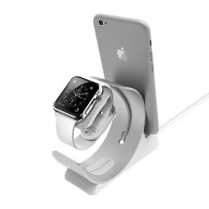iWatch and iPhone charging stand