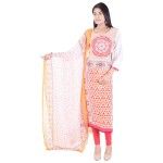 Legging Kurta Duppta White Dress