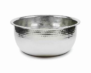 Hammered Stainless Steel Spa Bowl