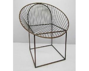 Iron Metal Wire Chair