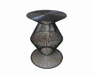 Iron Wire Metal Side Stool