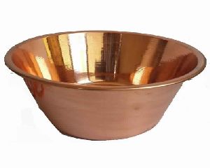 Polished Copper Spa Saloon Massage Bowl
