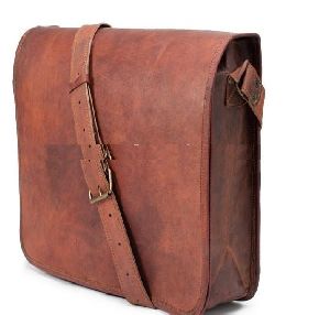 Leather vintage laptop bag