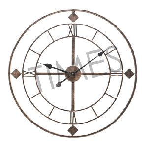 Antique Metal Wall Clock
