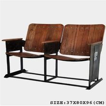 Two Seater Industrial Iron Chair