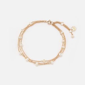 PEARLS BRACELET IN YELLOW GOLD