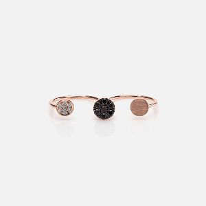 ROSE GOLD DUSK TILL DAWN RING WITH DIAMONDS