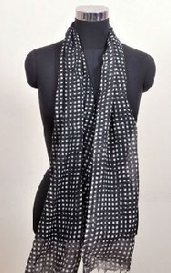 wool polka dot printed patterned scarves