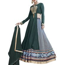 Green Color Women Indo Western Dress