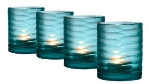 Colored Glass Candle Votive