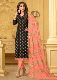 Banarasi Jacquard New Fancy Churidar Suits