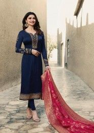 Embroidery Work Churidar Suits