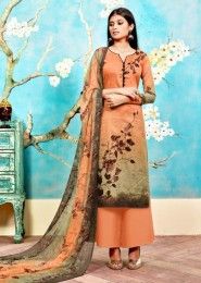 Pure Lawn Fancy Printed Palazzo Suits