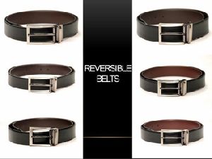 desighner reversible italian leather belt