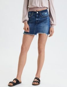 Attractive Look Stylish Mini Skirt Jeans, Size : Customized Size