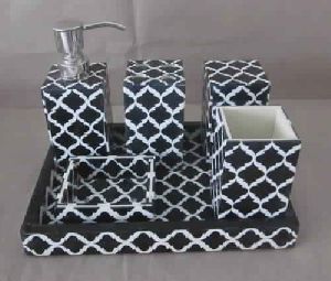 Designer Resin Bathroom Set