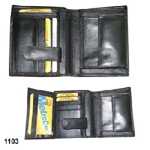 mens pure leather wallet