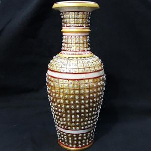 Indian Handicraft Painted Flower Pot Vase