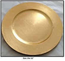 classic gold charger plate