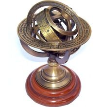 Nautical Antique Brass Armillary Sphere