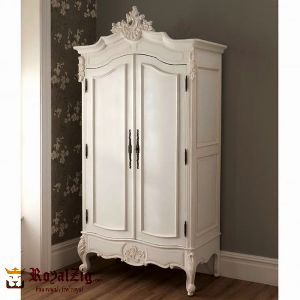 Two Door Carved Wardrobe