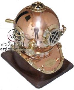 Copper and Brass Diving Helmet