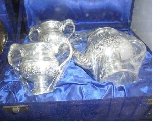 Silver Plated Tea Set Pot