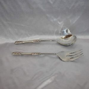 Brass cutlery spoon fork flatware