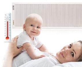 1400W Carbon Fiber Infrared Wall Mount Electric Radiator Heater