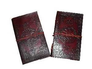 Genuine Handmade Embossed Vintage Tree Of Life Leather Journal Bound Notebook