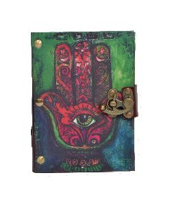 Hard Colorful Hand And Eye Paper Digital Print Travel Diary