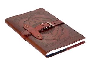 New Hand tool Embossed Leather Journal