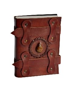 Single Stone Leather Journal Notebook