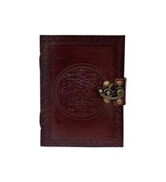 Vintage Handmade Genuine Leather Journal Knot Style Notebook